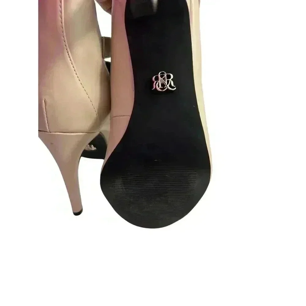 Rock & Republic Double Strap Heels Light Beige Women's Size 7
